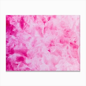 Pink Watercolor Painting 4 Canvas Print