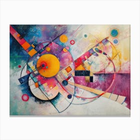 Contemporary Artwork Inspired By Wassily Kandinsky 4 Canvas Print