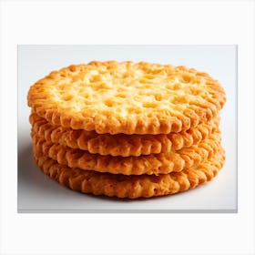 Stack Of Biscuits Canvas Print