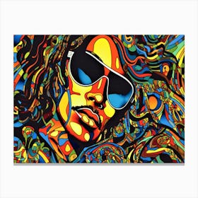 Wow Cool Psychedelic Canvas Print