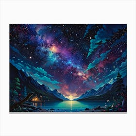 Milky Way 4 Canvas Print