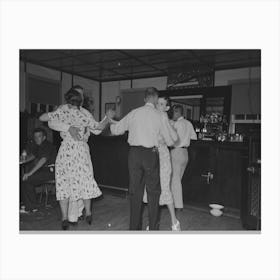 Untitled Photo, Possibly Related To Saturday Evening In Barroom In Pilottown, Louisiana By Russell Lee Canvas Print