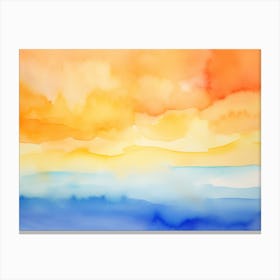 Sunset Elemental 8 Canvas Print