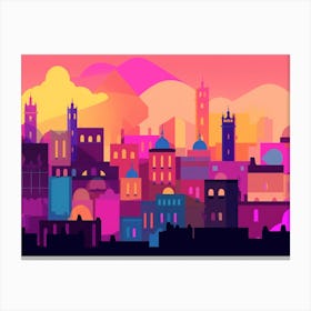 Marrakech Skyline 2 Canvas Print