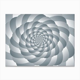 Spiral Fractal Background Canvas Print