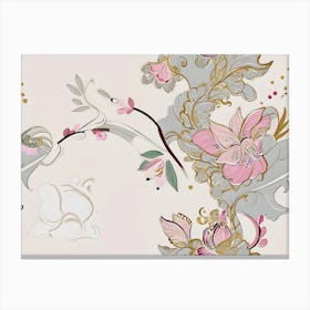 Floral Wallpaper 2 Canvas Print