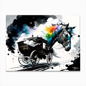 Rainbow Horse 2 Canvas Print
