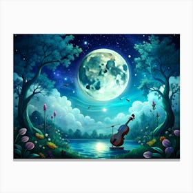 Moonlight Symphony 6 Canvas Print