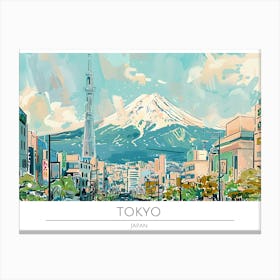 Tokyo Skyline 1 Canvas Print