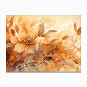 Abstract Floral Painting 2 Canvas Print