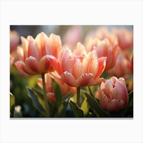 Tulips In Bloom Canvas Print