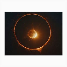 Eclipse - Eclipse Stock Videos & Royalty-Free Footage 4 Canvas Print