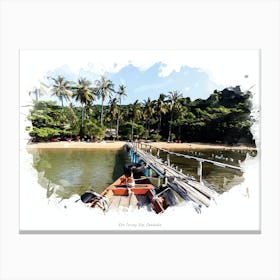 Koh Tonsay, Kep, Cambodia Canvas Print