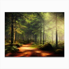 Forest Path 1 Canvas Print