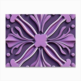 Purple Flower Canvas Print