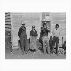 Untitled Photo, Possibly Related To Mexican Beet Workers Family, Near Fisher, Minnesota By Russell Lee Canvas Print