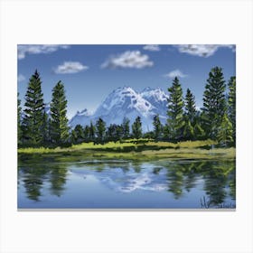 Alpine Tranquility Canvas Print