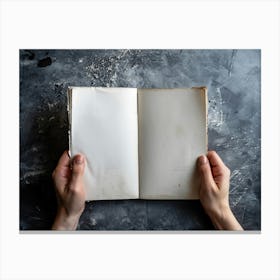 Blank Book (7) Canvas Print