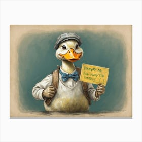 Ducky 3 Canvas Print