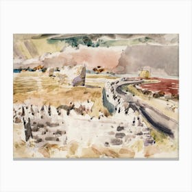 Oxfordshire Landscape (1944), Paul Nash Canvas Print