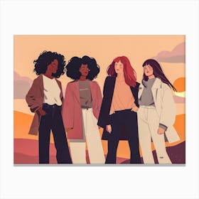 Group Of Women 7 Canvas Print