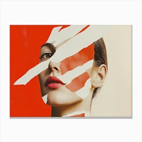 Woman'S Face 36 Canvas Print