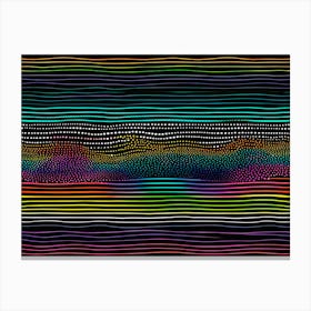 Rainbow Stripes Canvas Print