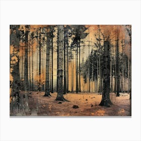 Forest Collage 6 Canvas Print