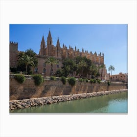 Catedral-Basílica De Santa María De Mallorca Canvas Print