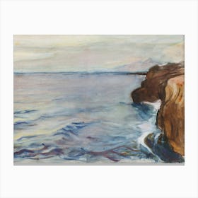 Seaside Landscape, 1905, By Magnus Enckell Canvas Print