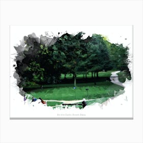 Bois De La Cambre, Brussels, Belgium Canvas Print