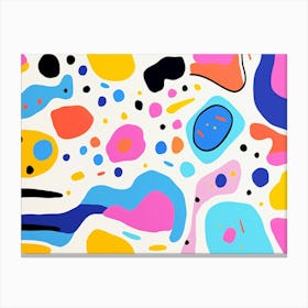 Neon Abstract Painting Canvas Print