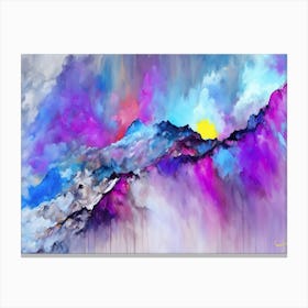 Explorer Series Melting Summit Canvas Print