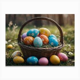 Easter Basket Canvas Print