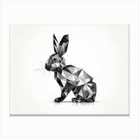 Rabbit Polygonal Canvas Print