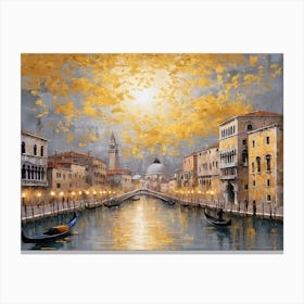 Golden Venice Canvas Print