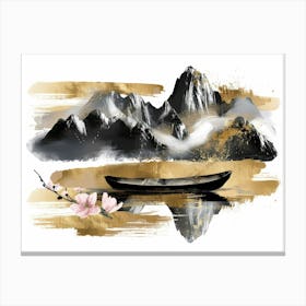 Asian Mountains Canvas Print