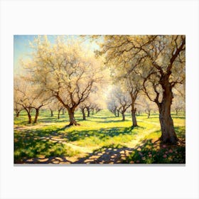 Orchard Of Blossoms Canvas Print