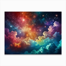 Colorful Clouds In The Sky 3 Canvas Print