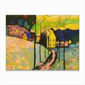 Paul Gauguin Art Prints House On The Hill Canvas Print