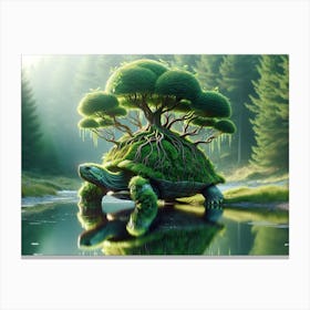 Tree-Turtle Fantasy Canvas Print