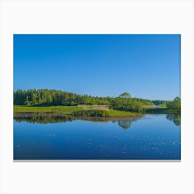 Lake - Lake Stock Videos & Royalty-Free Footage Canvas Print