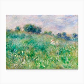 Meadow (1880), Pierre Auguste Renoir Canvas Print