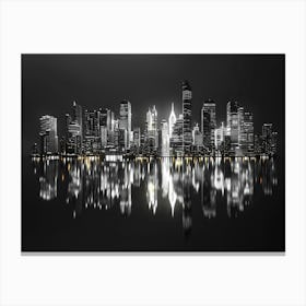 New York City Skyline 8 Canvas Print