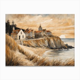 European Coastal Painting (16) Canvas Print