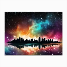 City Skyline 12 Canvas Print