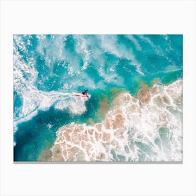 Perfect Day Surfing Canvas Print