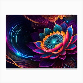 Lotus Flower 1 Canvas Print