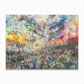 'The Crowd' Canvas Print