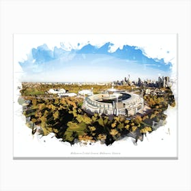 Melbourne Cricket Ground, Melbourne, Victoria Canvas Print